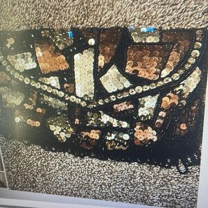 VTG Magid Sequin Multicolored Fringe Evening Purse